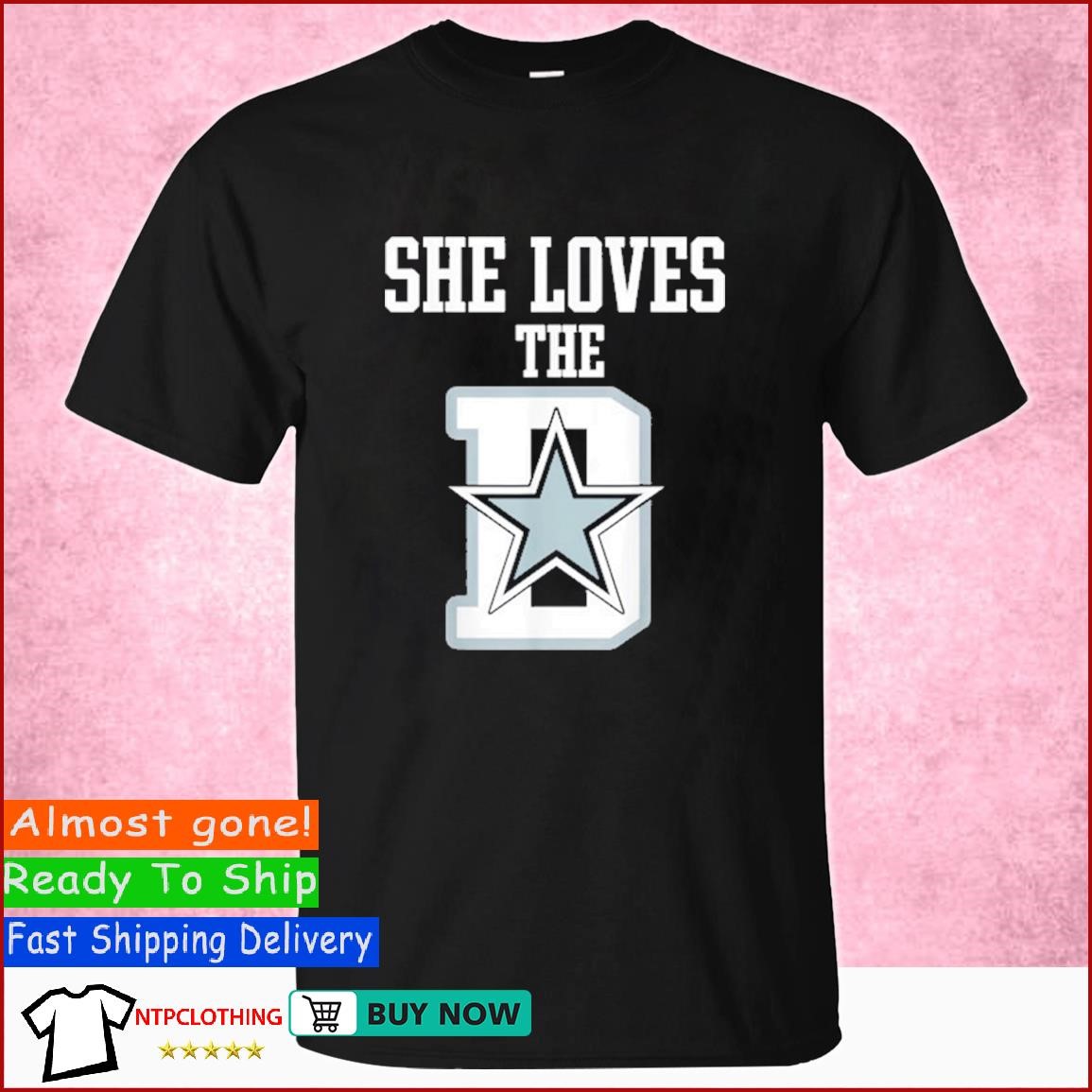 Official she Loves The Dallas Cowboys Shirt, hoodie, sweater, long