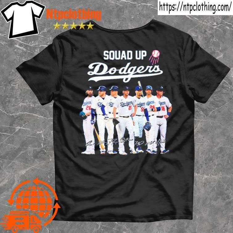 Squad Up Los Angeles Dodgers 2023 Signatures Shirt, hoodie, sweater, long  sleeve and tank top