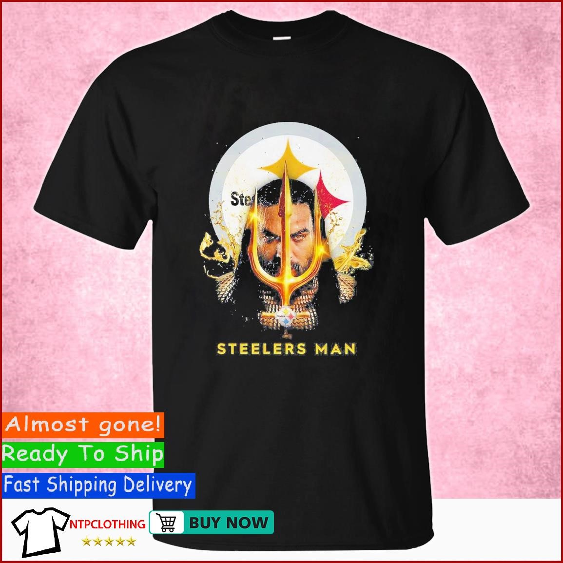 Pittsburgh Steelers Aquaman Steelers man logo shirt, hoodie, sweater, long  sleeve and tank top