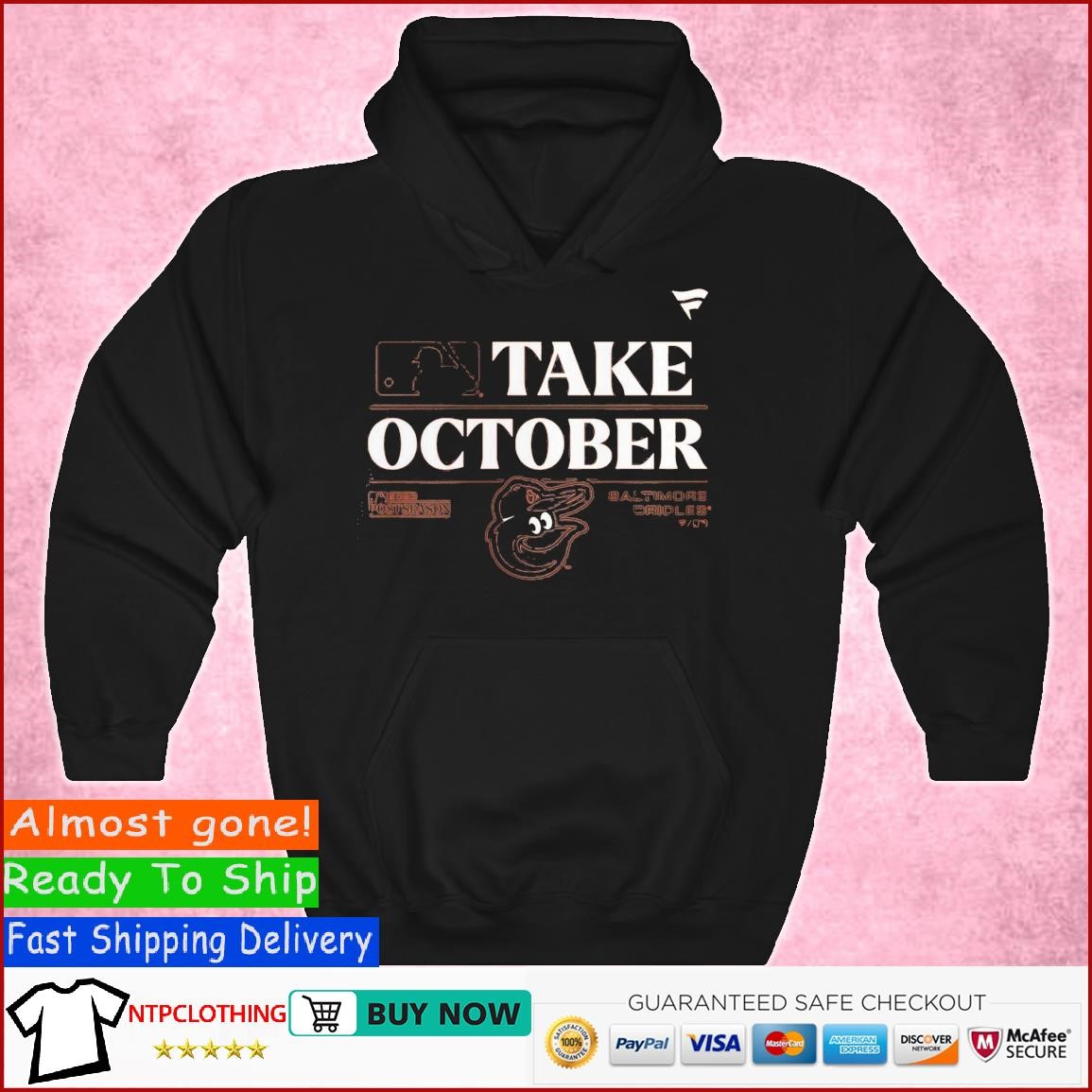 Official Take October Orioles Shirt, hoodie, sweater, long sleeve