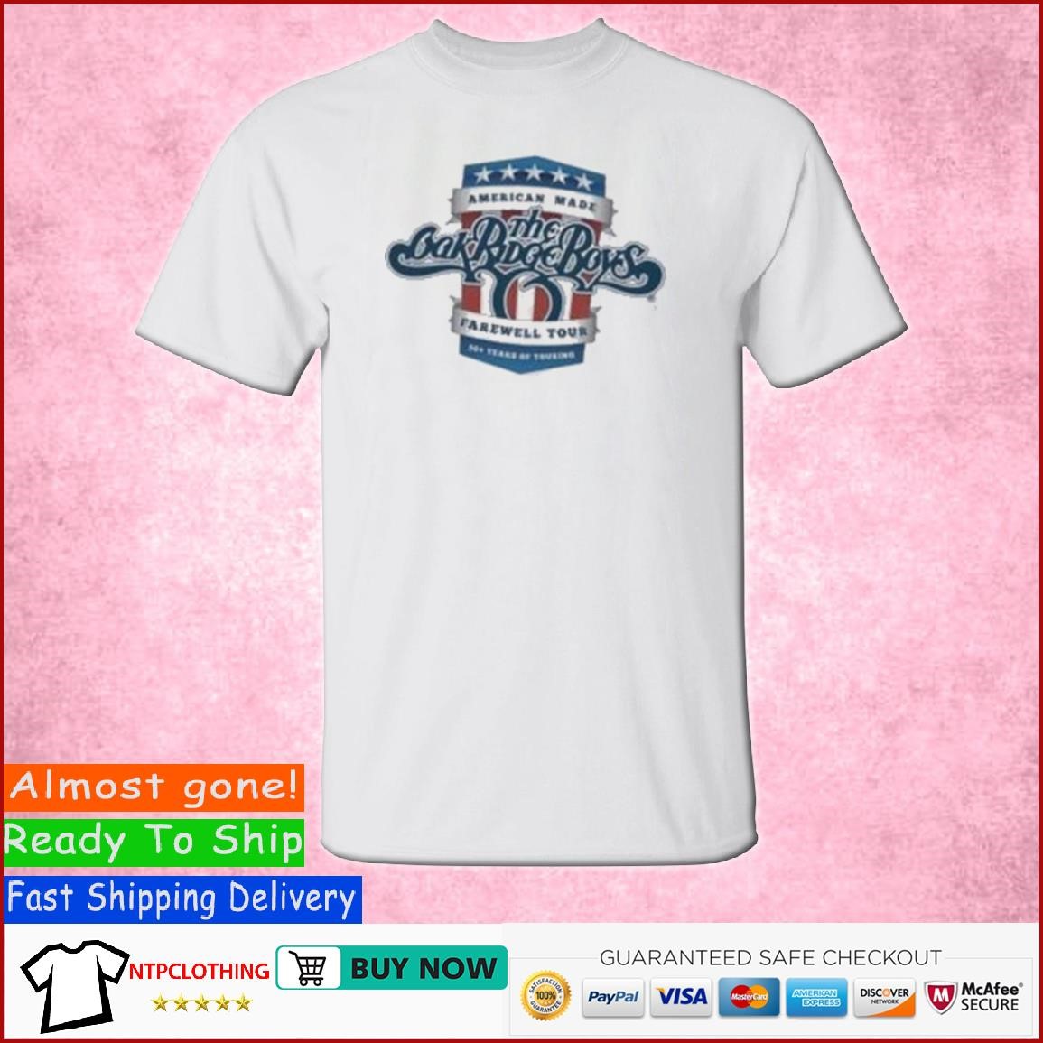 The Oak Ridge Boys American Made Farewell Tour Shirt - Reallgraphics