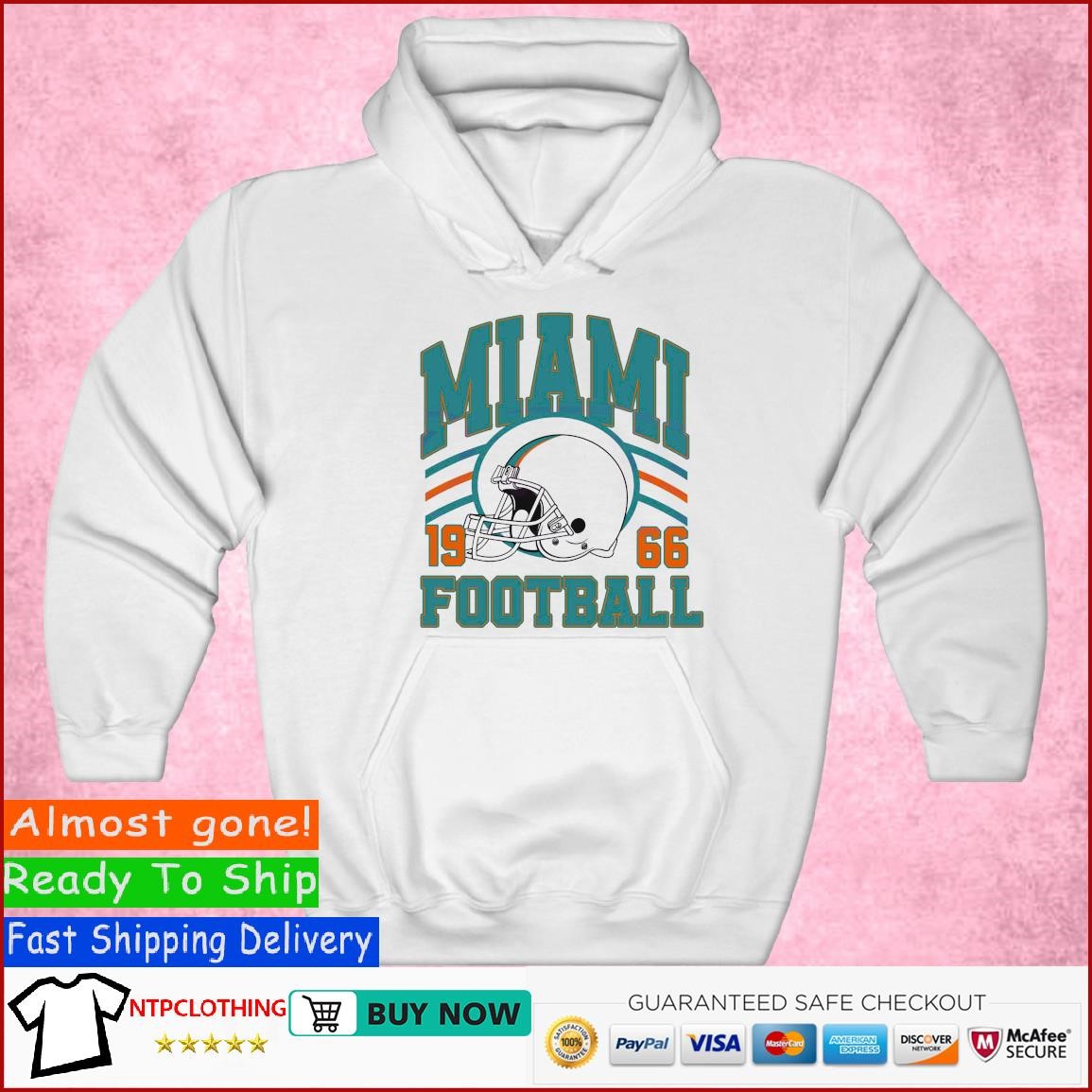 Sunday Retro Miami Dolphins Helmets NFL T-Shirt Cruel Ball