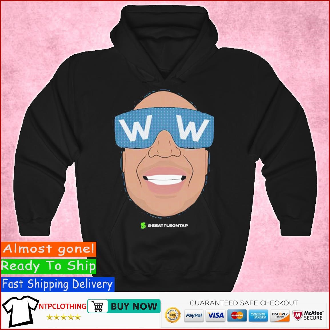 Official W Glasses With Tyler Lockett shirt, hoodie, sweater, long