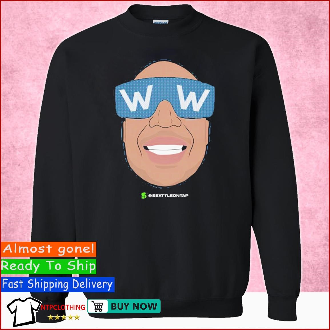 Official W Glasses With Tyler Lockett shirt, hoodie, sweater, long