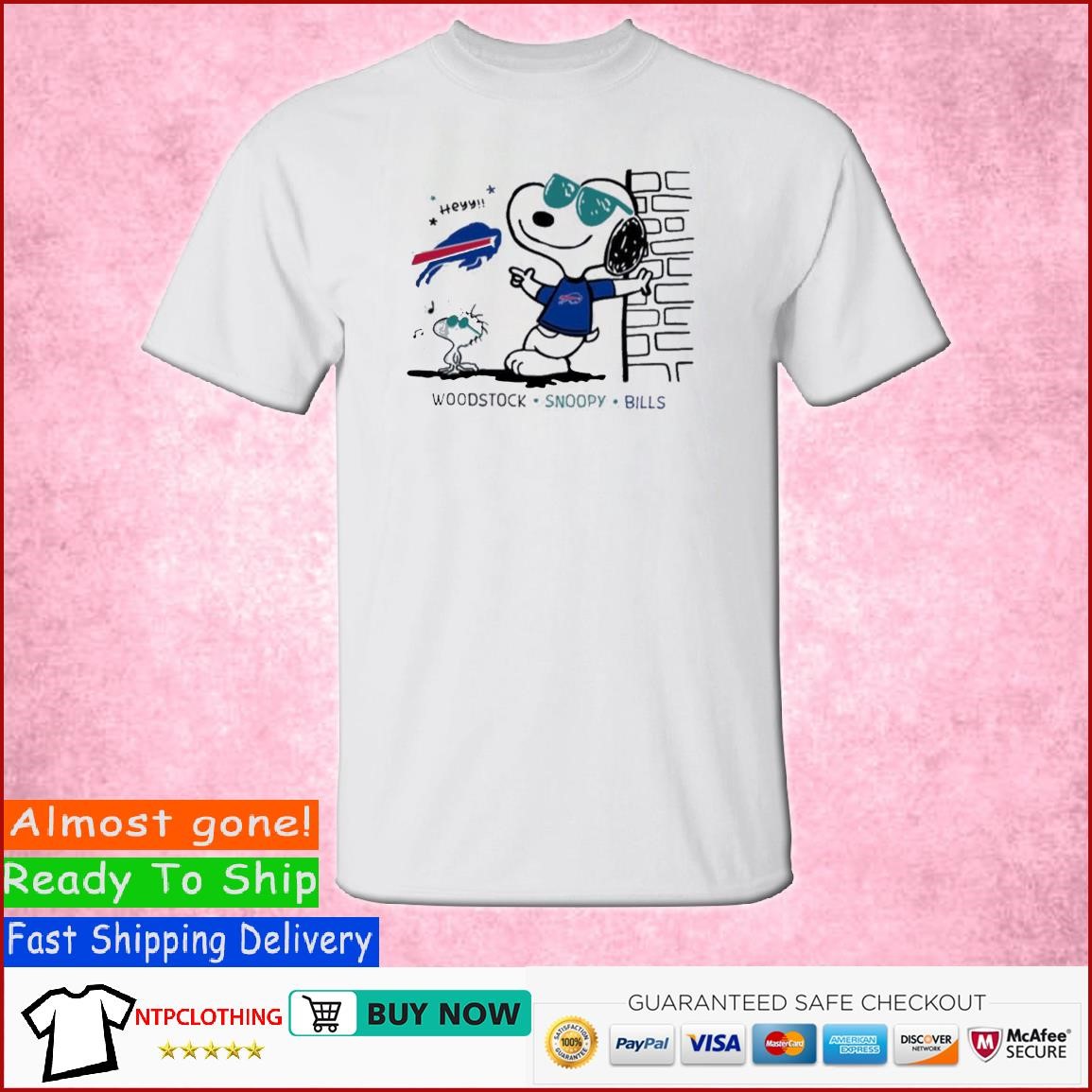 Snoopy Joe Cool And Buffalo Bills Shirt, hoodie, sweater, long sleeve and  tank top