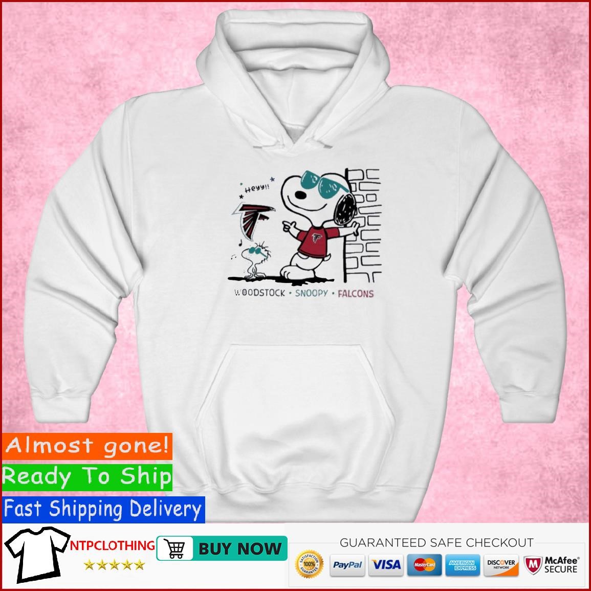 Louis Vuitton Snoopy Pinky Luxury Unisex Hoodie Luxury Brand