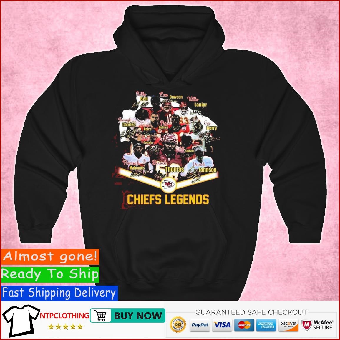 Kansas City Chiefs legend logo shirt, hoodie, sweater and v-neck t-shirt in  2023