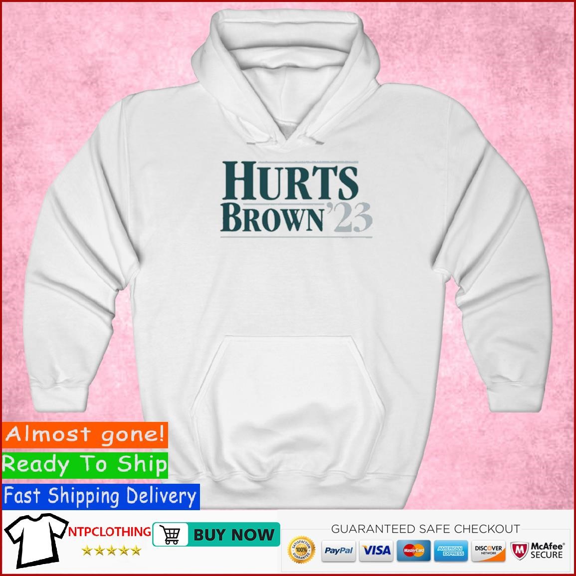 Limited Jalen Hurts Hurts Brown 23 Shirt, hoodie, sweater, long sleeve and  tank top