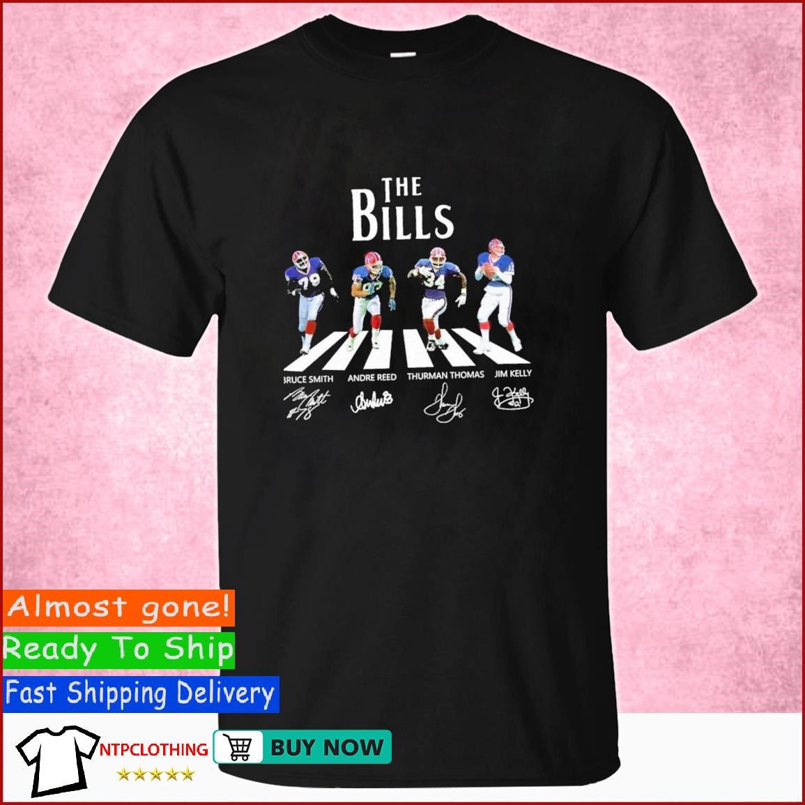 The Bills name players abbey road signatures t shirt, hoodie