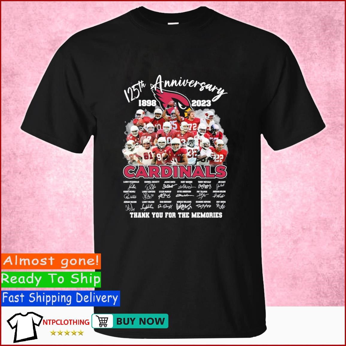 Official 125th Anniversary 1898 – 2023 Cardinals Thank You For The