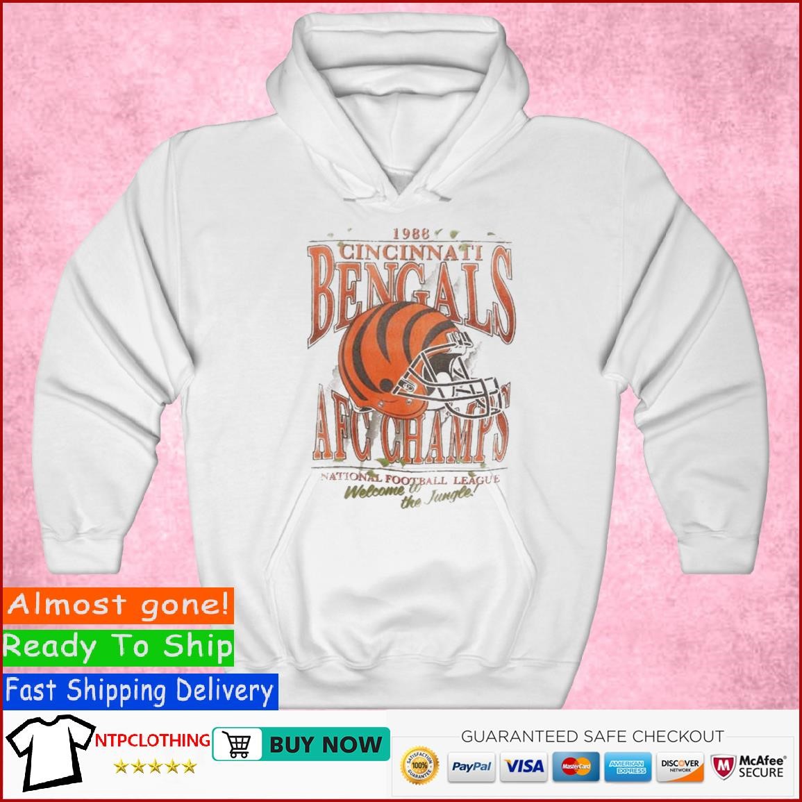 CincinnatI bengals welcome to the jungle shirt, hoodie, sweater, long  sleeve and tank top