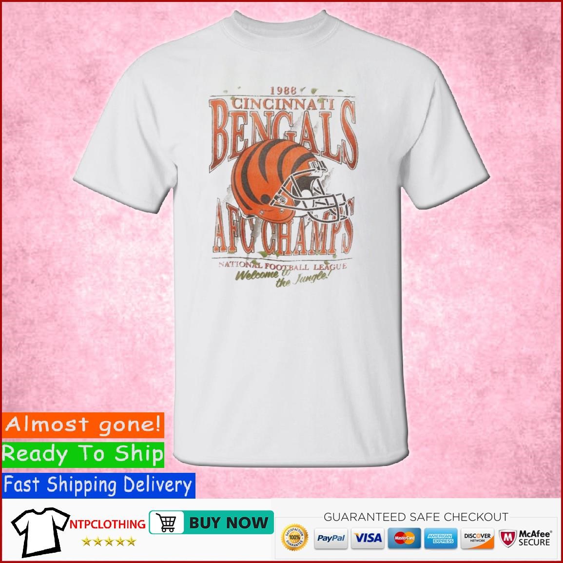 Cincinnati Bengals Welcome To The Jungle Bengal Cats Unisex Sweatshirt -  Teeruto