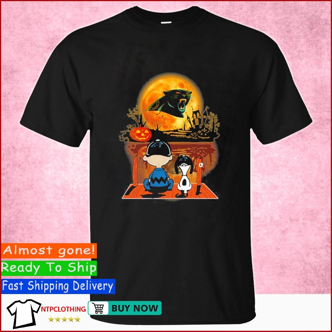 Charlie Brown And Snoopy Watching Cleveland Browns Halloween T-Shirt