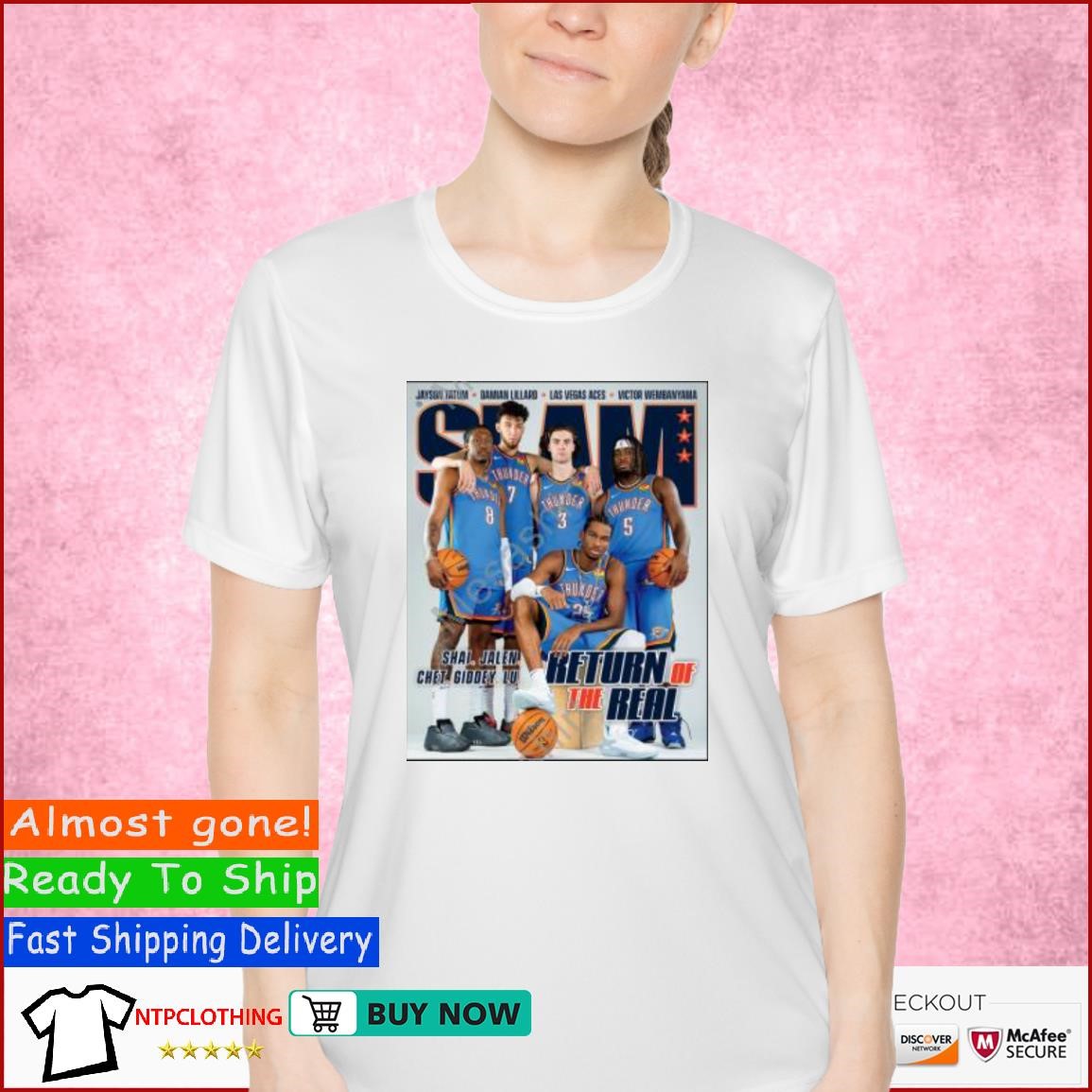 Chet Holmgren Slam 247 Shai Jalen Chet Giddey Lu Return Of The Real New T Shirt Ladies Shirt.jpg