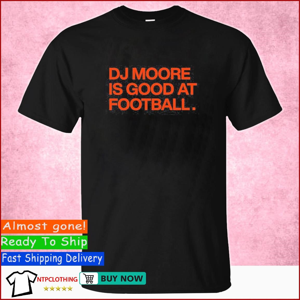 DJ Moore Chicago Bears football shirt, hoodie, sweater, long