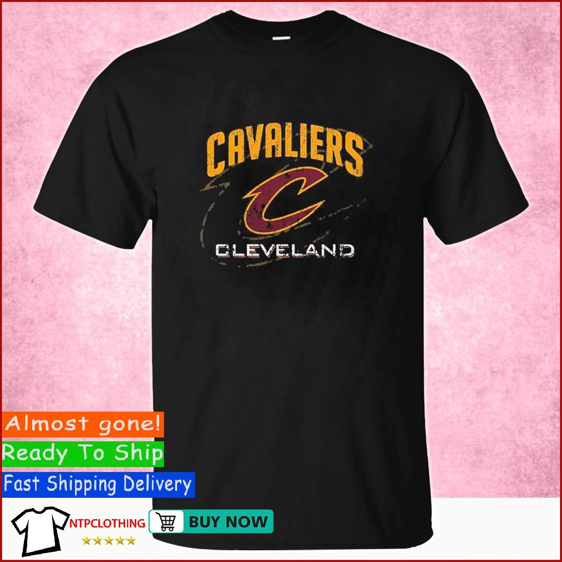 Gildan Cleveland Cavaliers Pullover Hoodie Red M