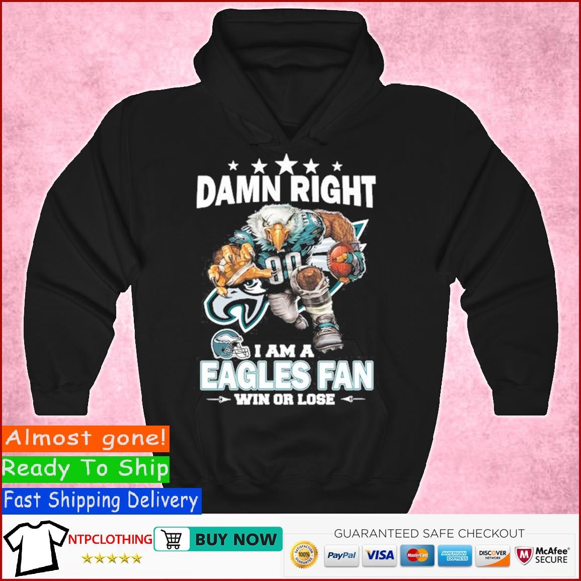 Win Lose Or Tie I Am A Die Hard Eagles Fan Till I Die Philadelphia Eagles  Shirts - Teesmiley