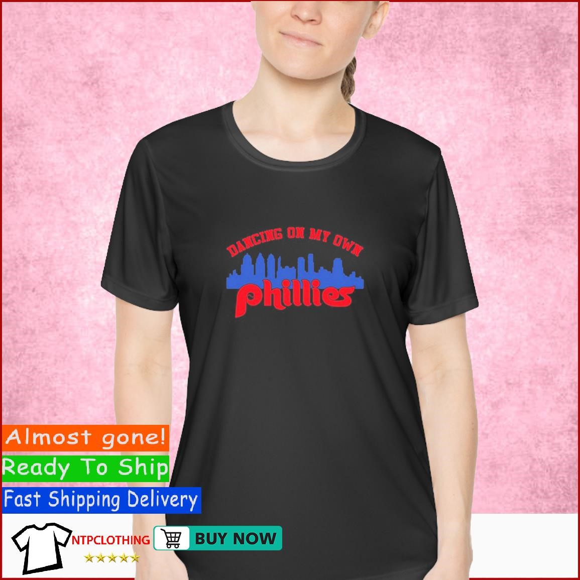 Phillies Dancing On My Own City Night T-Shirt Philadelphia Phillies