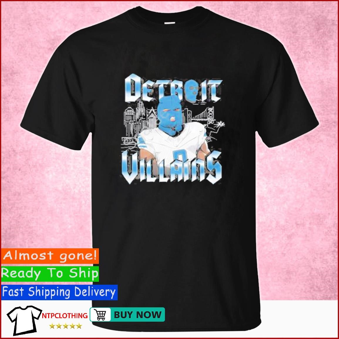 GRAB IT FAST 313 Detroit Lions T-Shirt For Unisex 