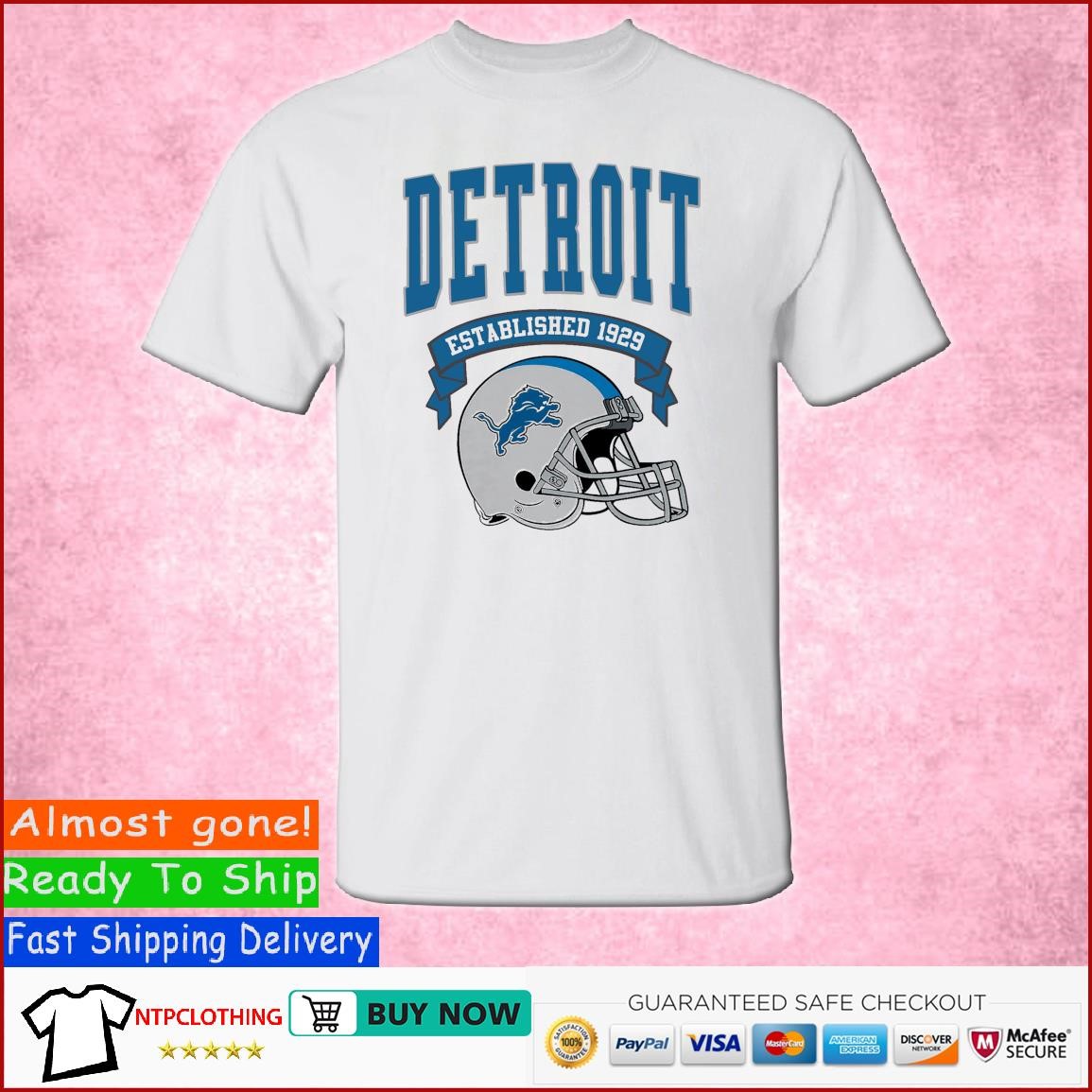 Detroit Rams Game Day Football Shirt