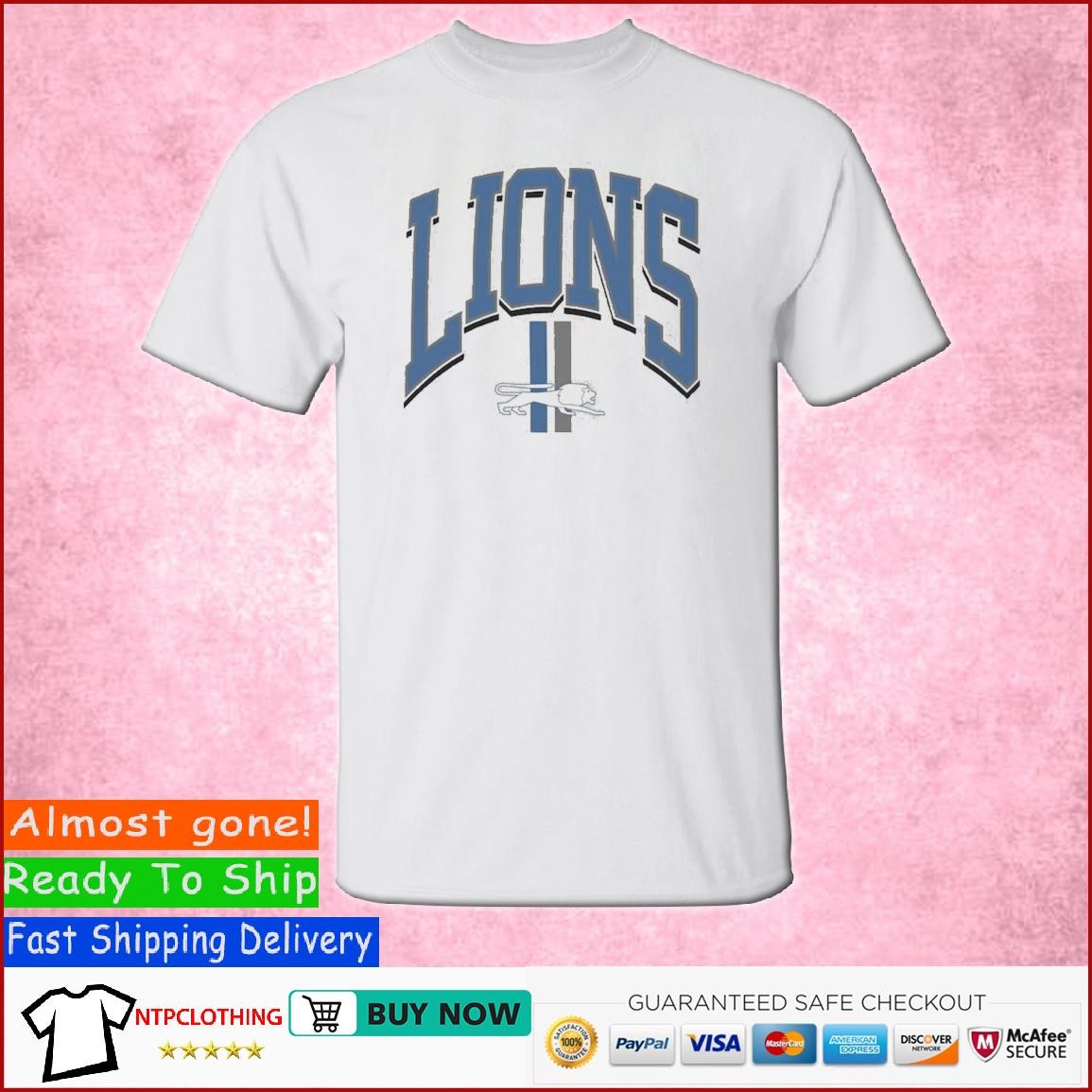 47 BRAND Detroit Lions Mens Tee