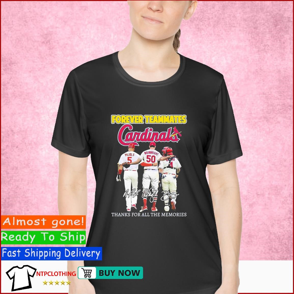 Official forever Teammates St Louis Cardinals Thanks For All The Memories  Unisex T-Shirt, hoodie, sweater, long sleeve and tank top