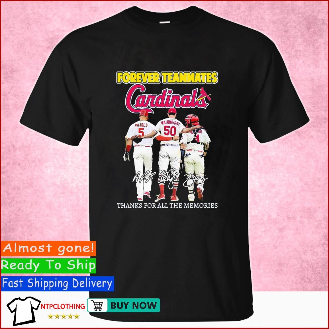 Men's Red St. Louis Cardinals Walk-Off Long Sleeve T-Shirt