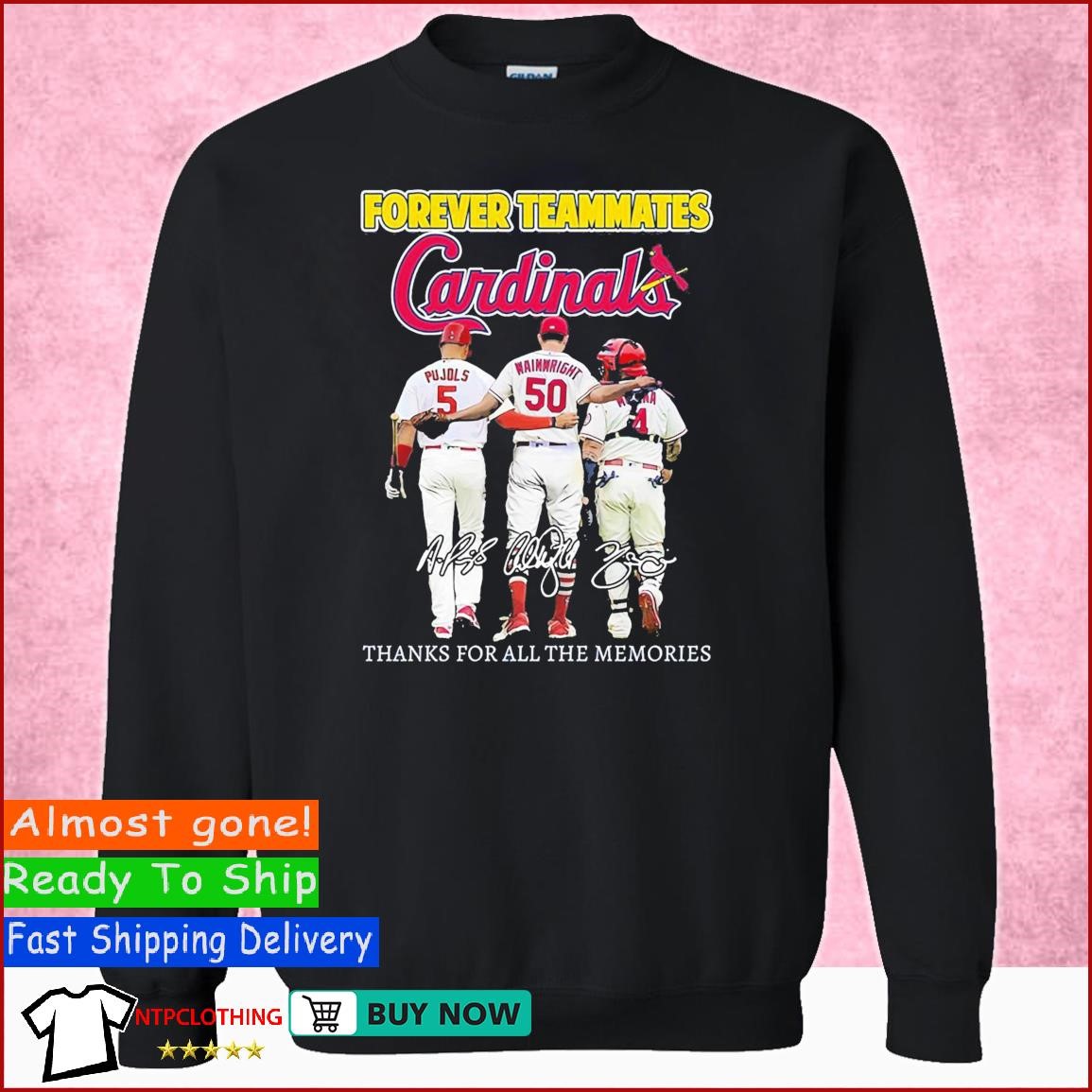 Men's Red St. Louis Cardinals Walk-Off Long Sleeve T-Shirt