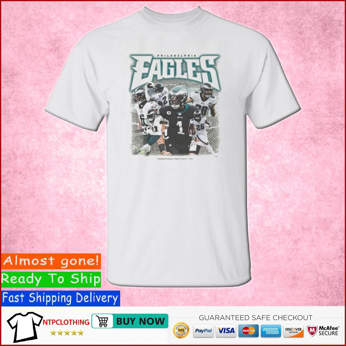 Official Game Changer La Philadelphia Eagles Top Shirt Ivory