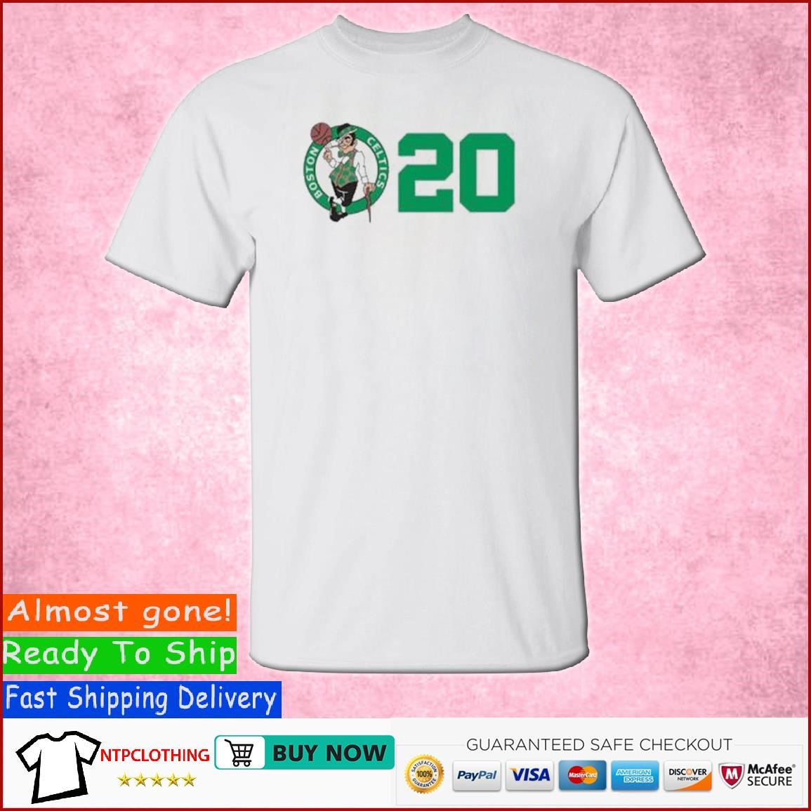 Gordon Hayward #20 Boston Celtics Jersey Team Shirt, hoodie