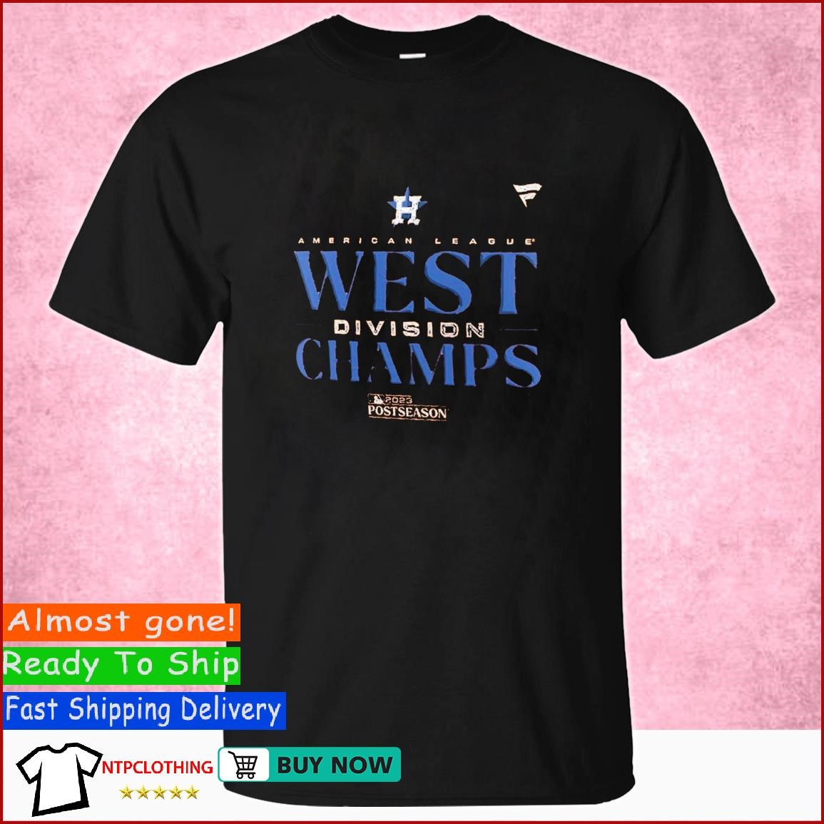 Houston Astros 2023 AL West Division Champions Big & Tall Locker Room T  Shirt - Limotees