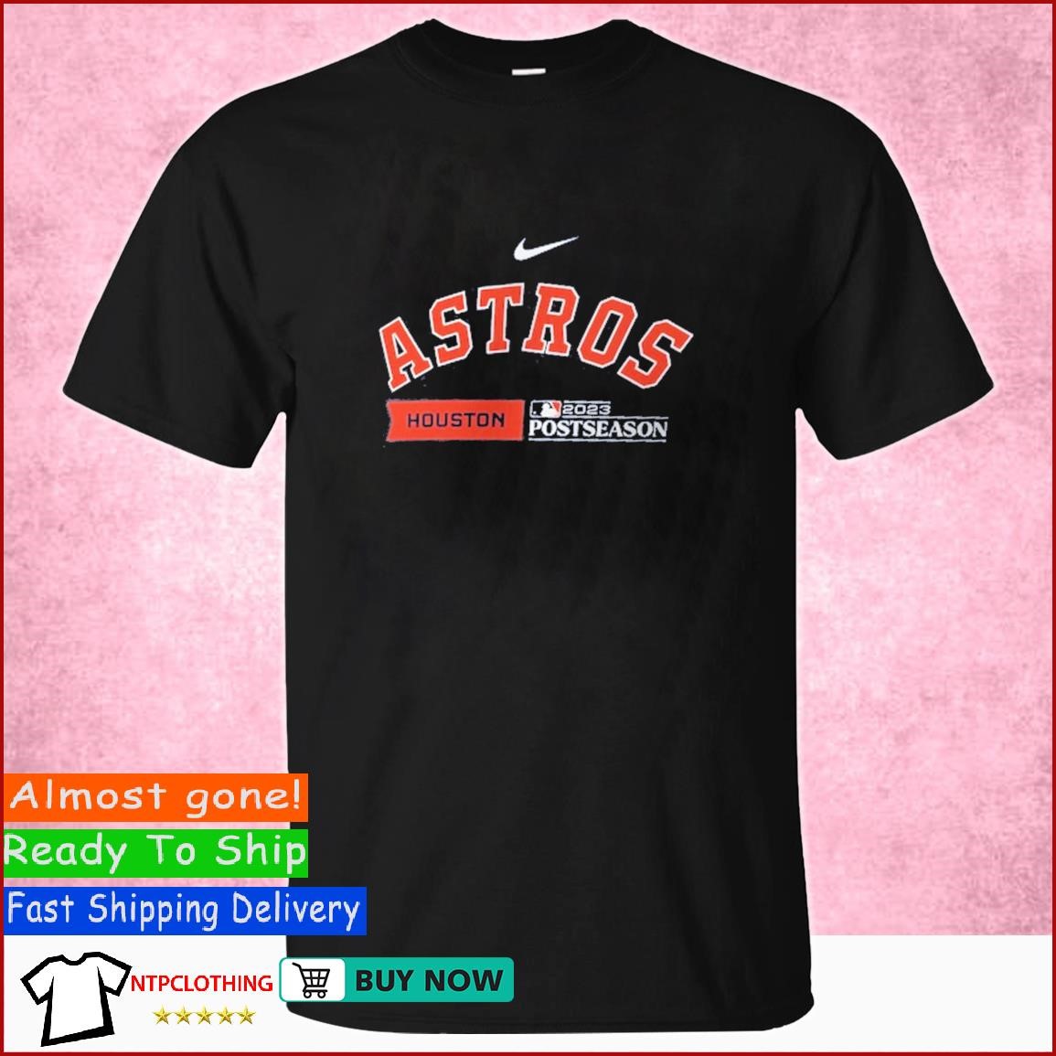 Awesome houston Astros Nike 2023 Postseason Authentic Collection