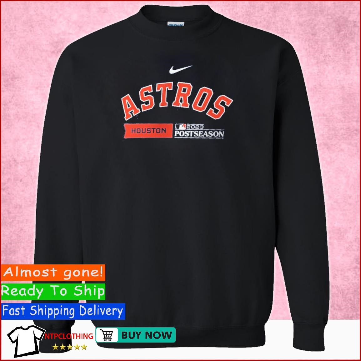 Official houston Astros Nike 2023 Postseason Authentic Collection Dugout T- Shirt, hoodie, sweater, long sleeve and tank top