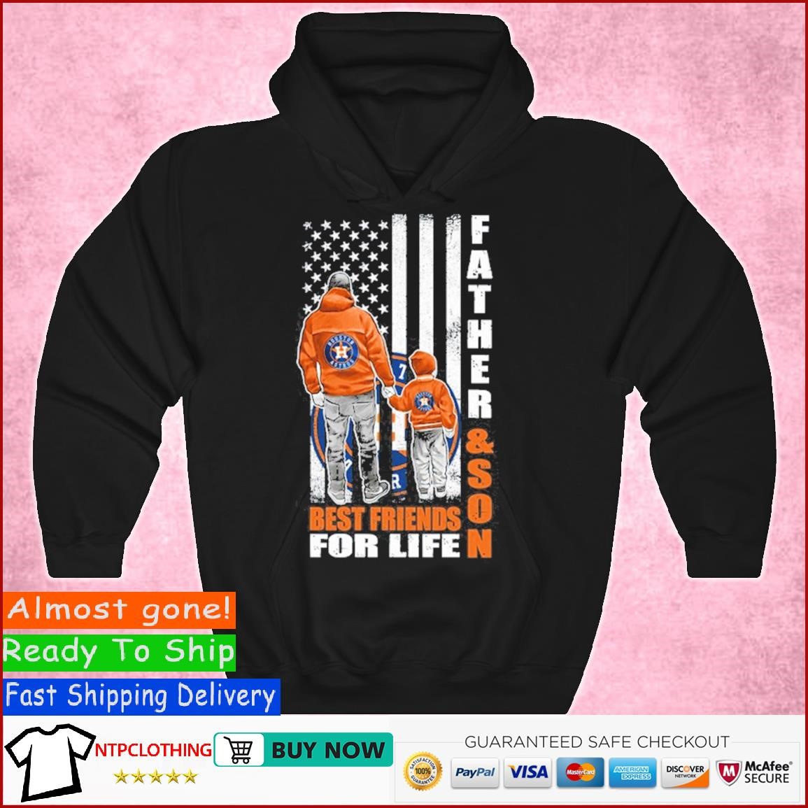 Houston Astros Father and Son Best Friends For Life 2023 Shirt, hoodie,  longsleeve, sweatshirt, v-neck tee