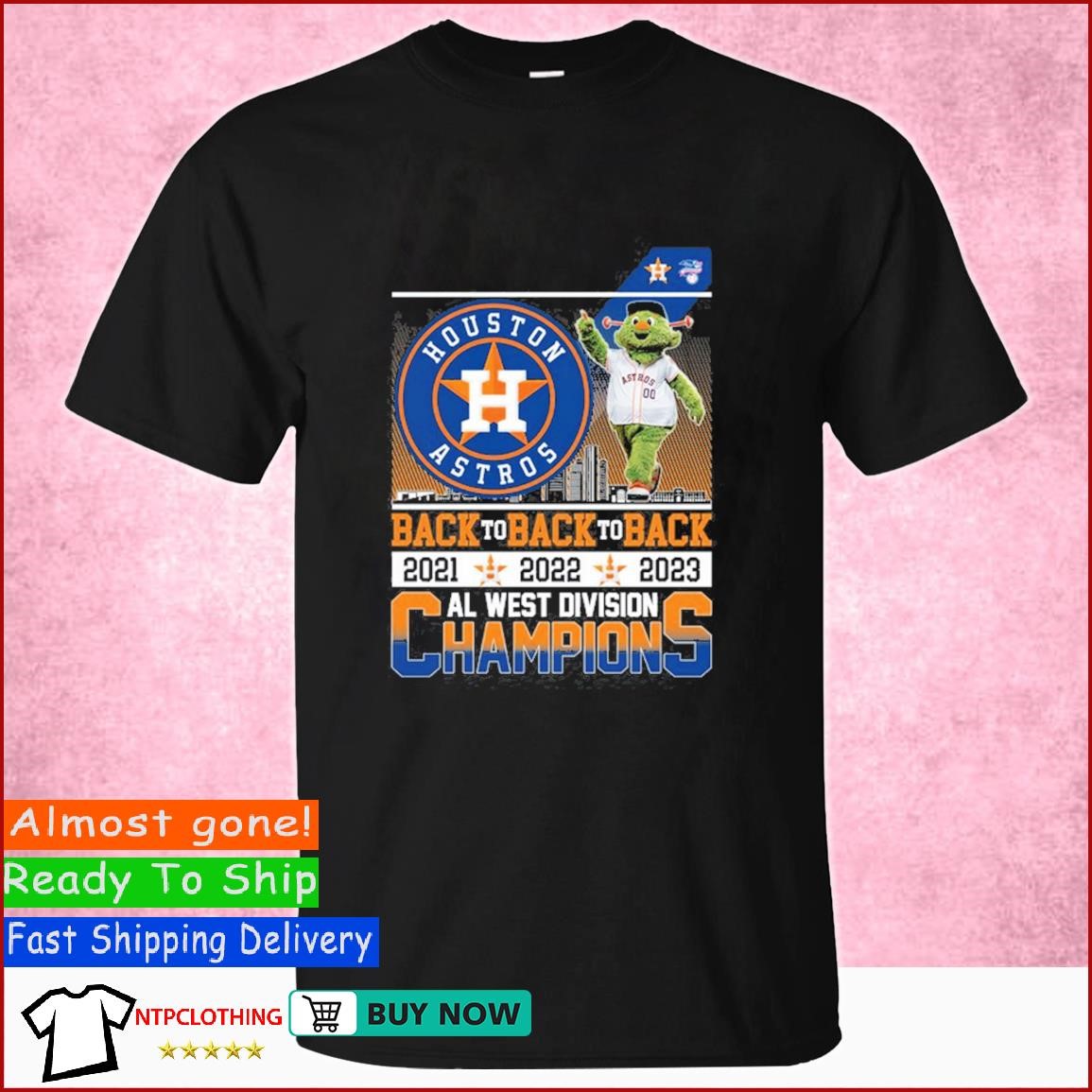 Original Houston Astros Al West Division Back 2 Back 2 Back 2021 2022 2023  Champions shirt, hoodie, sweater, long sleeve and tank top