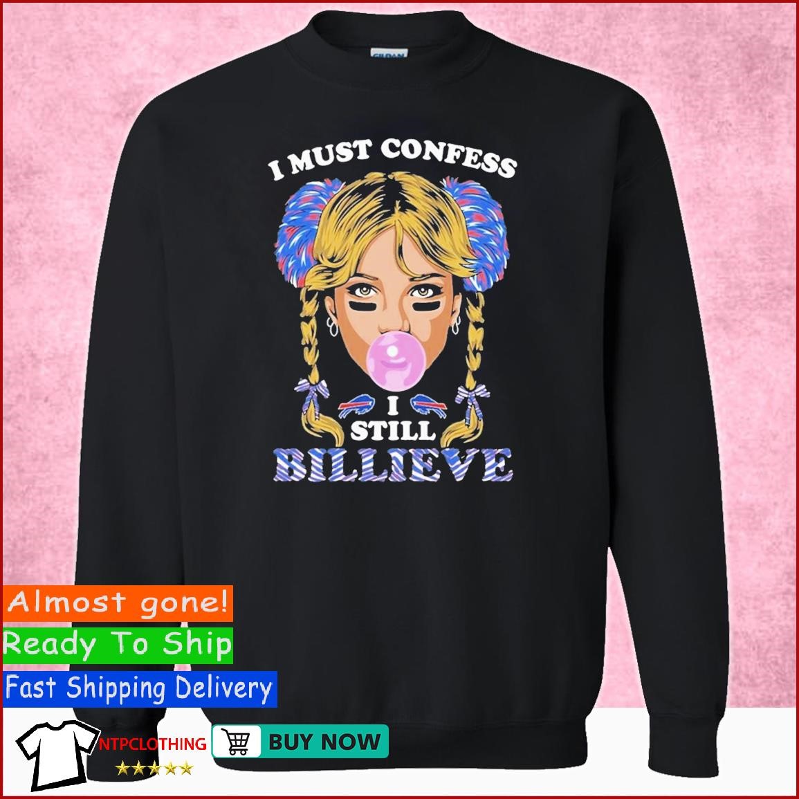 This House Billieves In Santa Shirt - Buffalo Bills Christmas Sweatshirt  Unisex T-shirt