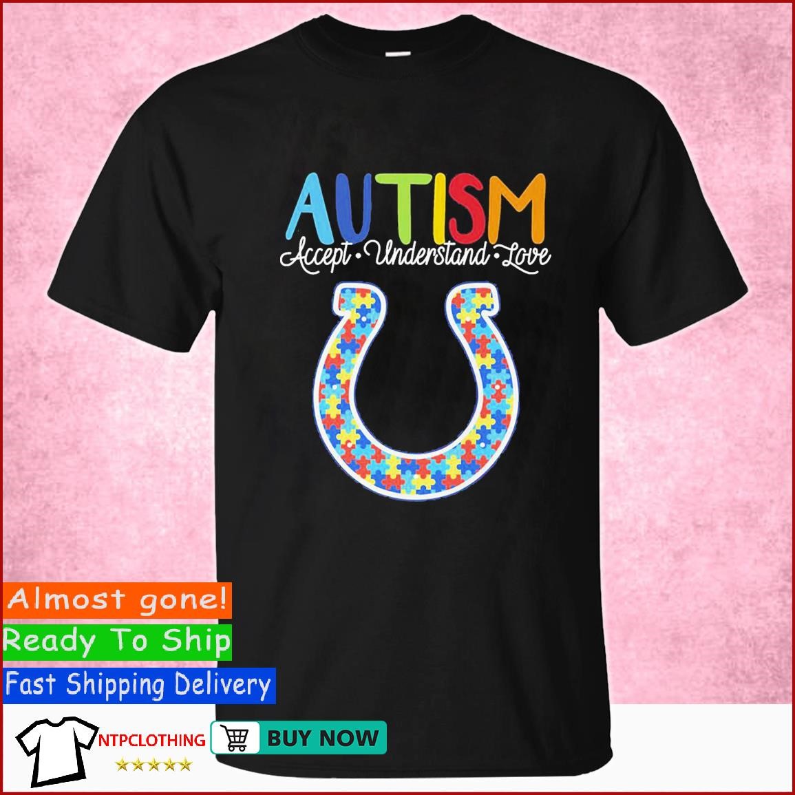 Indianapolis Colts NFL Autism Awareness Personalized Hoodie T