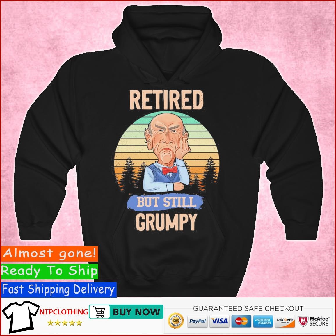 Jeff Dunham Retired But Still Grumpy Vintage T Shirt Hoodie.jpg