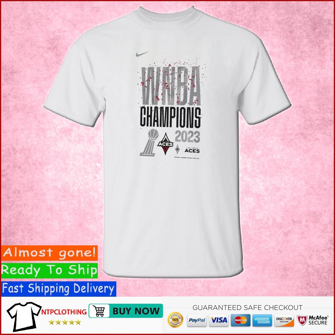 Official las Vegas Aces Nike Youth 2023 WNBA Finals Champions Authentic  Parade T-Shirt, hoodie, sweater, long sleeve and tank top