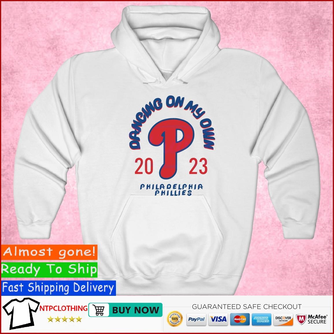 MLB Philadelphia Phillies Baseball Can't Stop Vs Phillies Hoodie