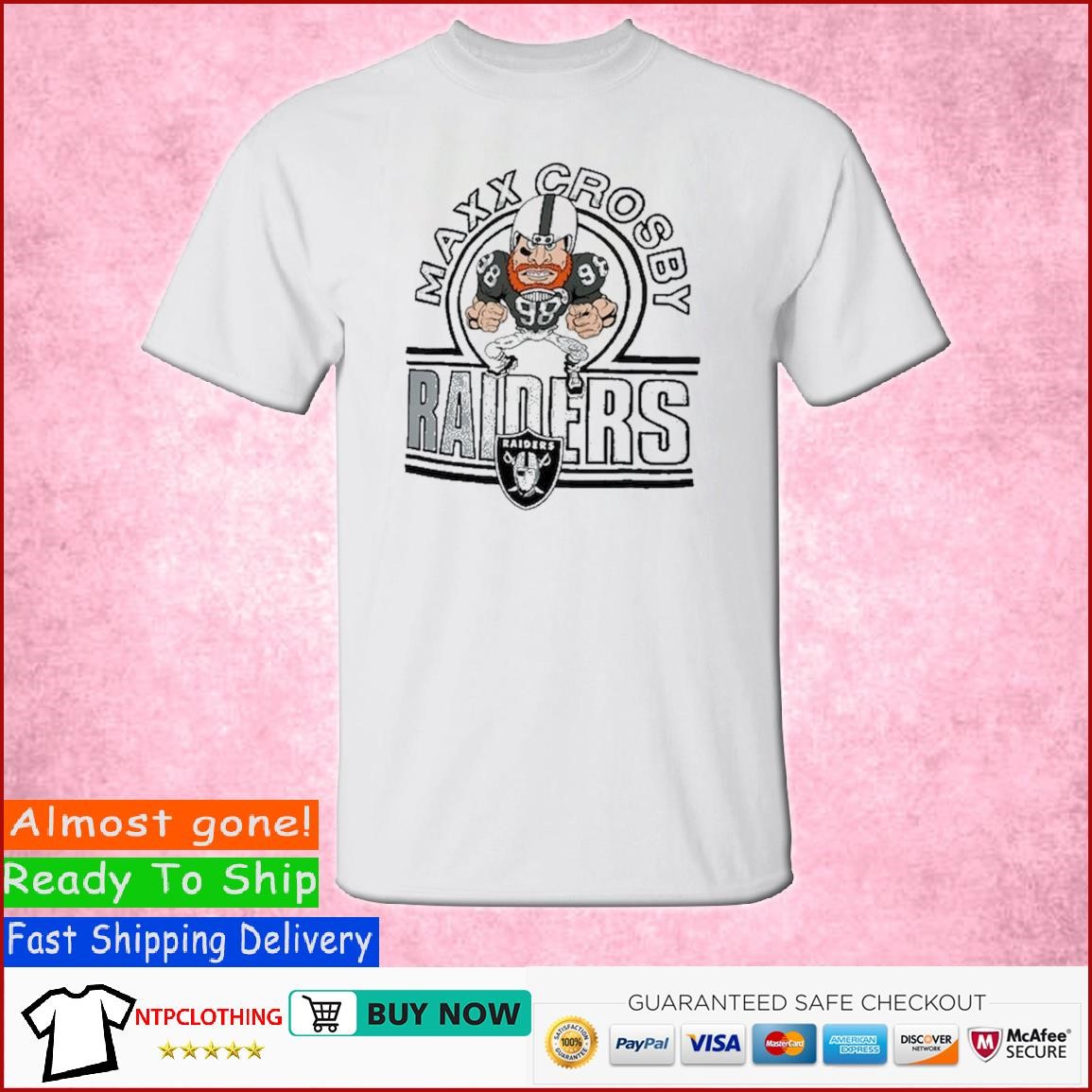 Official Maxx Crosby Las Vegas Raiders T-Shirts, Raiders Maxx Crosby Tees,  Shirts, Tank Tops