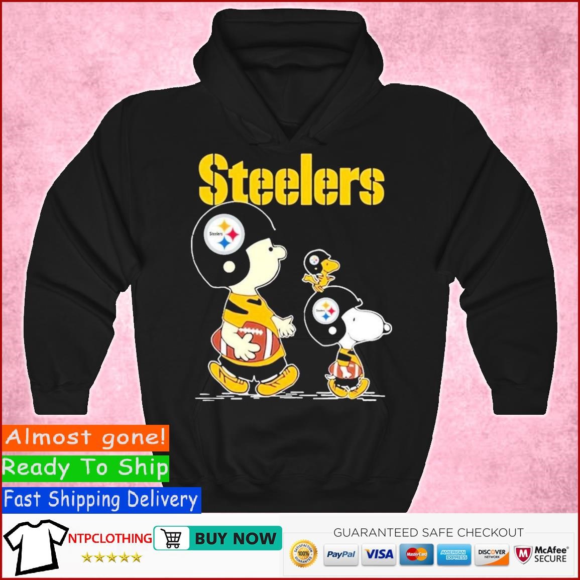 Steelers Hoodie Sweatshirt Tshirt All Over Printed Pittsburgh