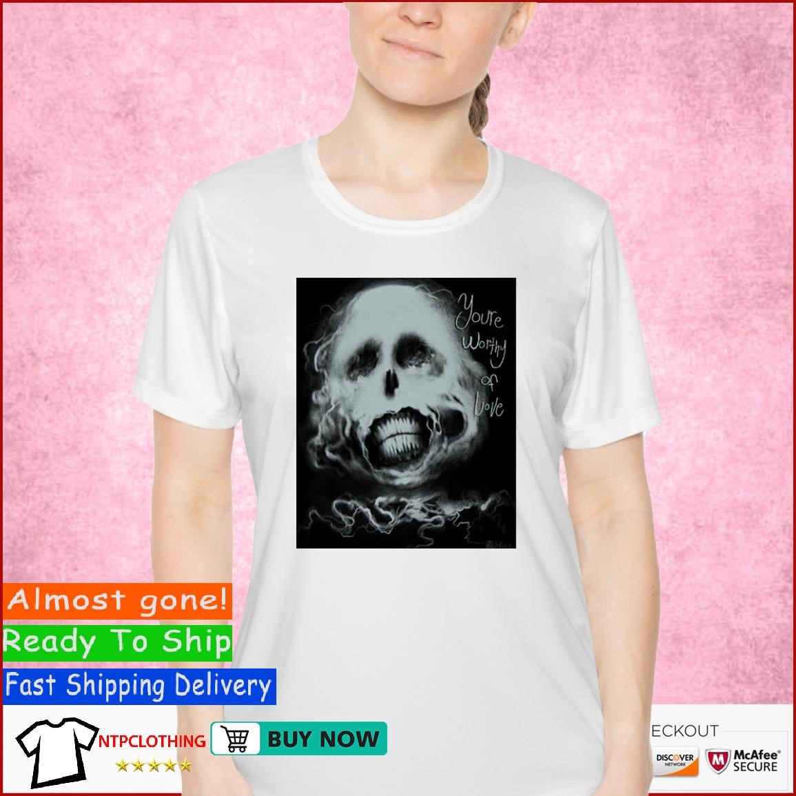 Ghost Pirate Skull T-Shirt