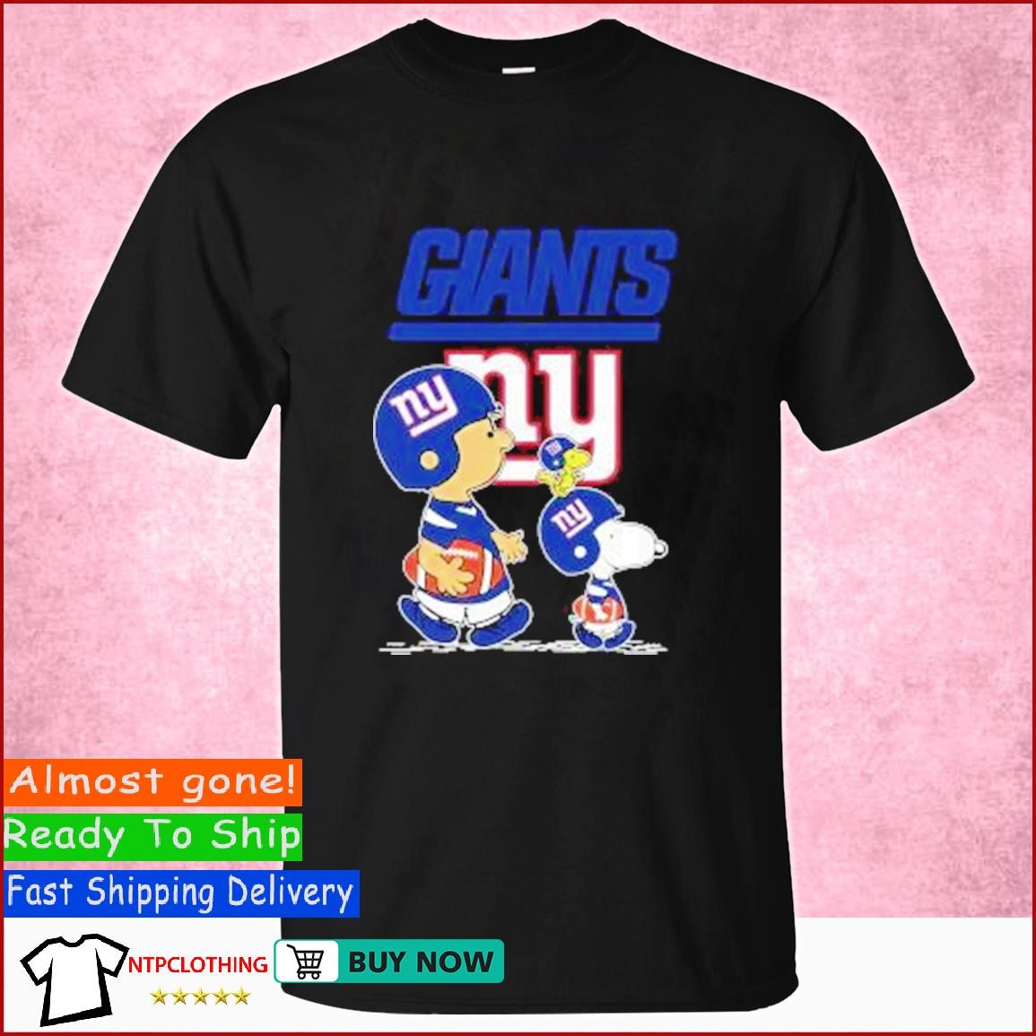 New York Giants Snoopy and Charlie Brown Peanuts shirt, hoodie