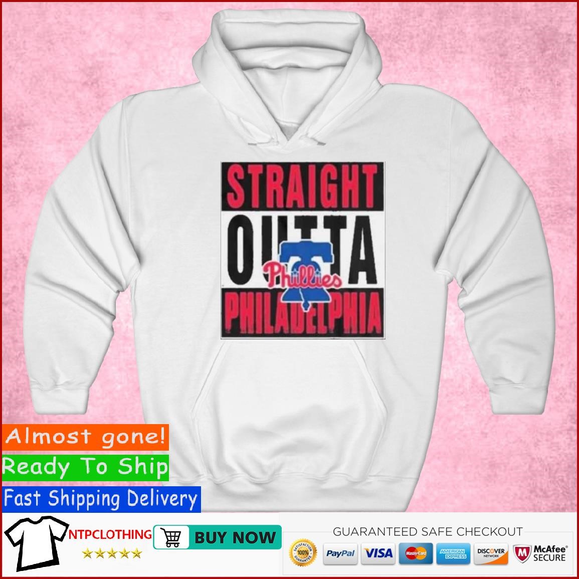 Original Straight Outta Philadelphia Phillies Shirt, hoodie, longsleeve,  sweatshirt, v-neck tee