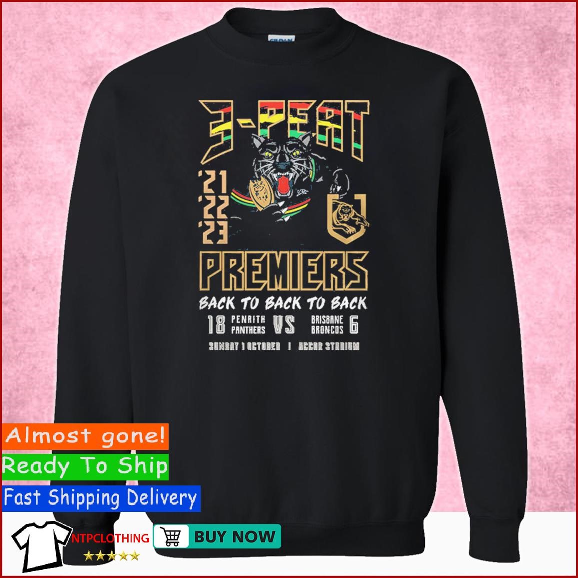 Penrith Panthers 26 dec 24 Broncos 2023 Premiers Shirt, hoodie, longsleeve,  sweatshirt, v-neck tee