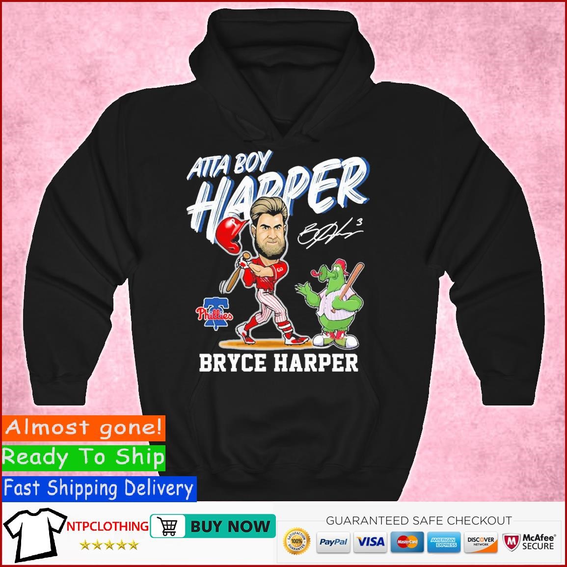 Atta boy Harper Bryce Harper Philadelphia MLBPA shirt, hoodie