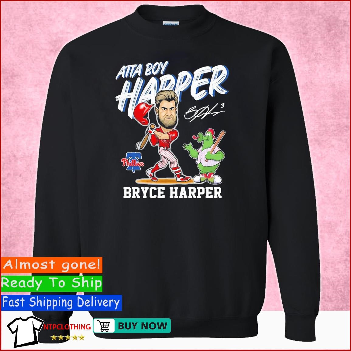 Atta boy Harper Bryce Harper Philadelphia MLBPA shirt, hoodie