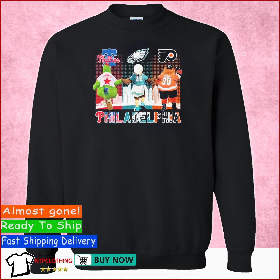 philadelphia Flyers pulp fiction gritty phanatic T-Shirt - Gritty Shop 