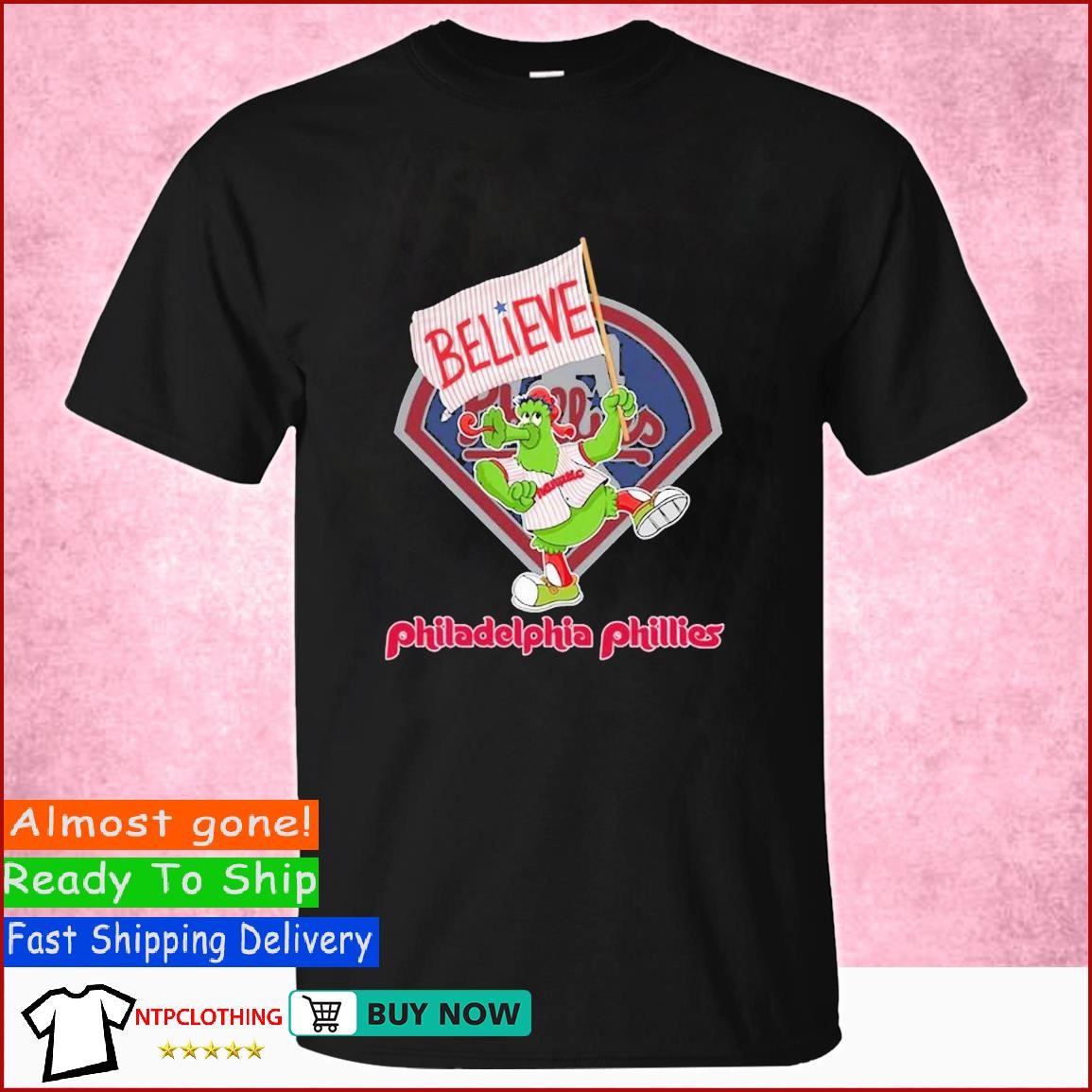 Design Phillie phanatic believe philadelphia phillies 2023 shirt -  EnvyfashionTee